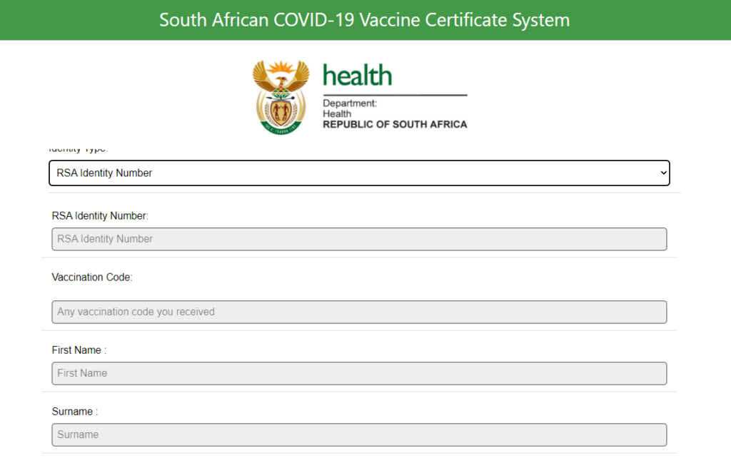 COVID-19 Vaccine Certificate