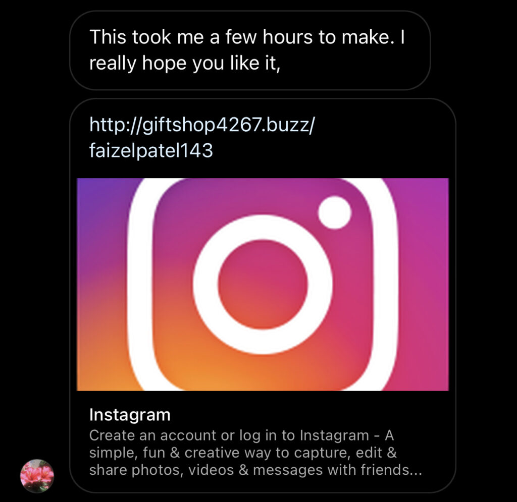 Instagram Scam