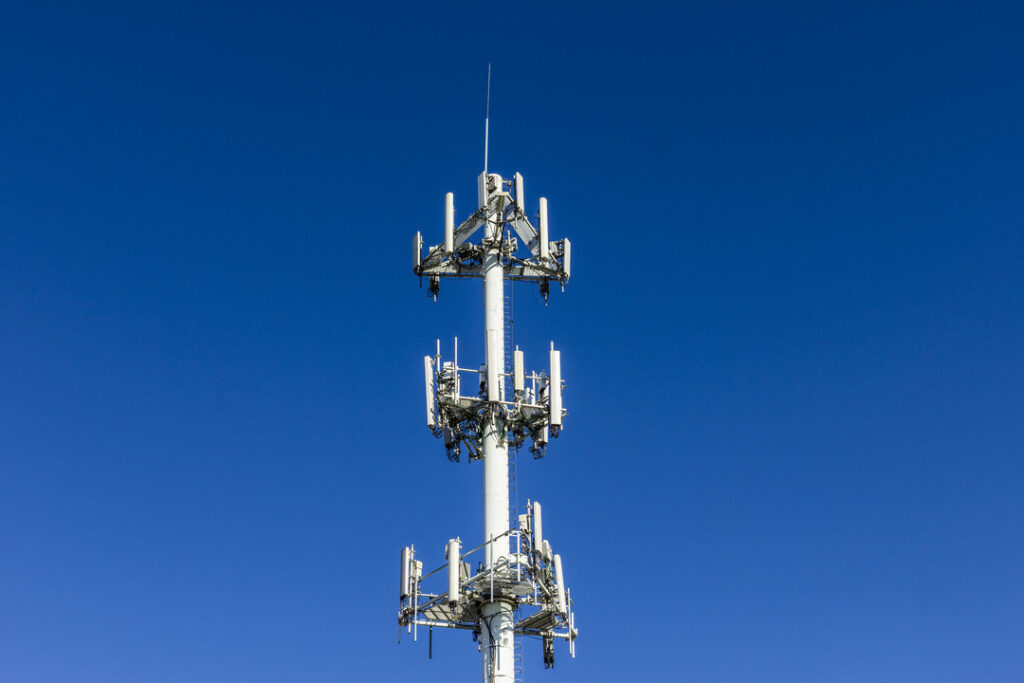 Telecommunications And Wireless Equipment Tower With Directional